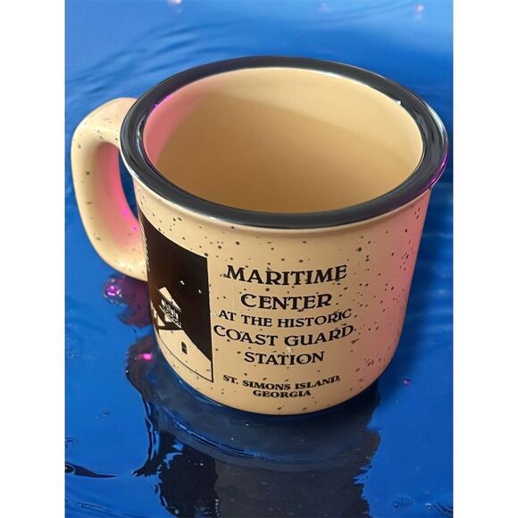 Maritime Center Historic Coast Guard Station St. Simon’s Island GA Coffee Mug - Picture 3 of 10